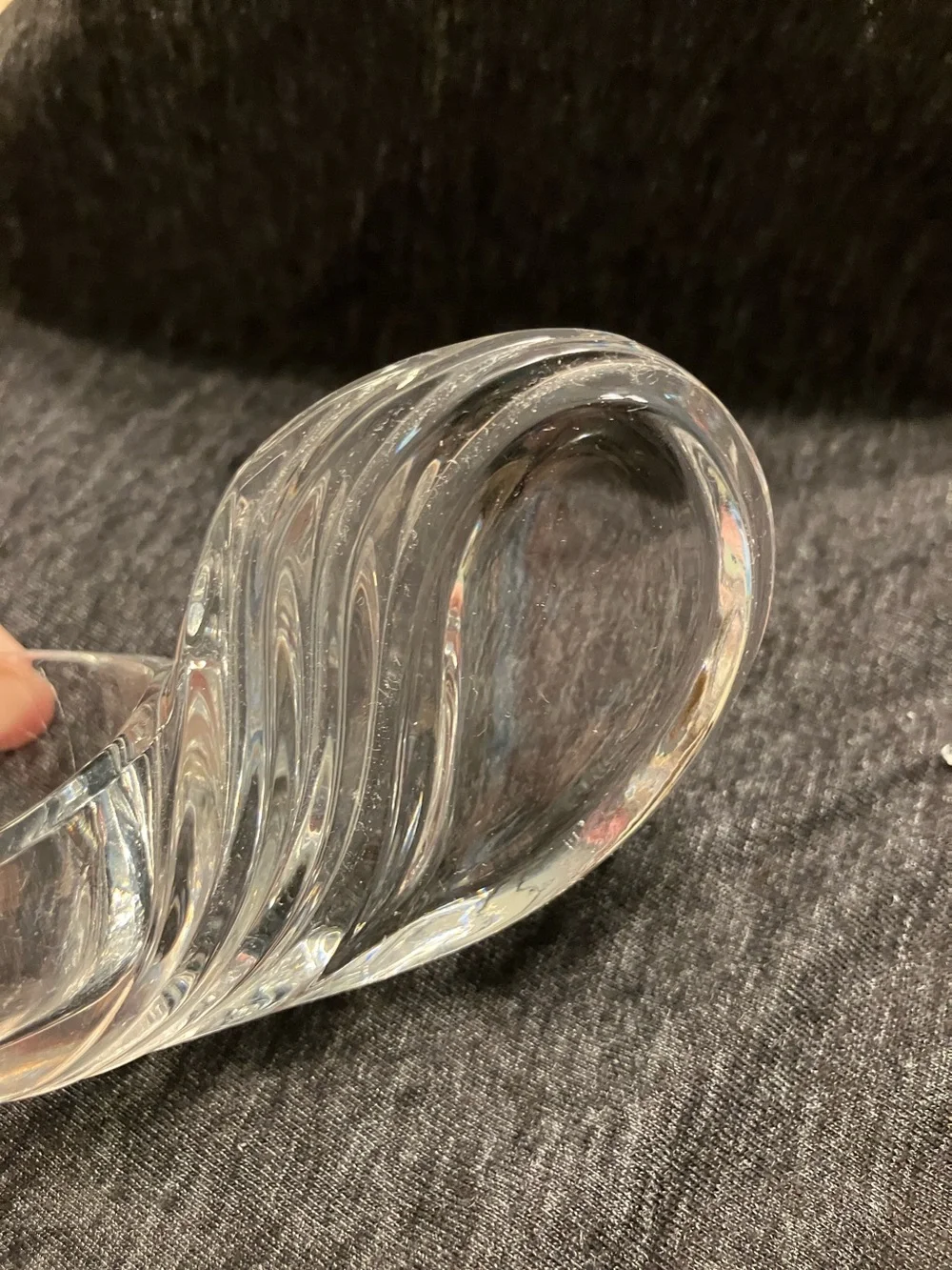 Clear Glass Ring Holder Jewelry Organizer